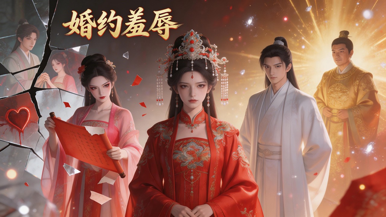 【古风甜宠】痴恋竹马十年剜心救夫！大婚被青楼女当众撕约羞辱，心死立家奴为驸马获真守护｜#甜宠漫剧场 #漫剧 #古风 #甜宠 #虐渣