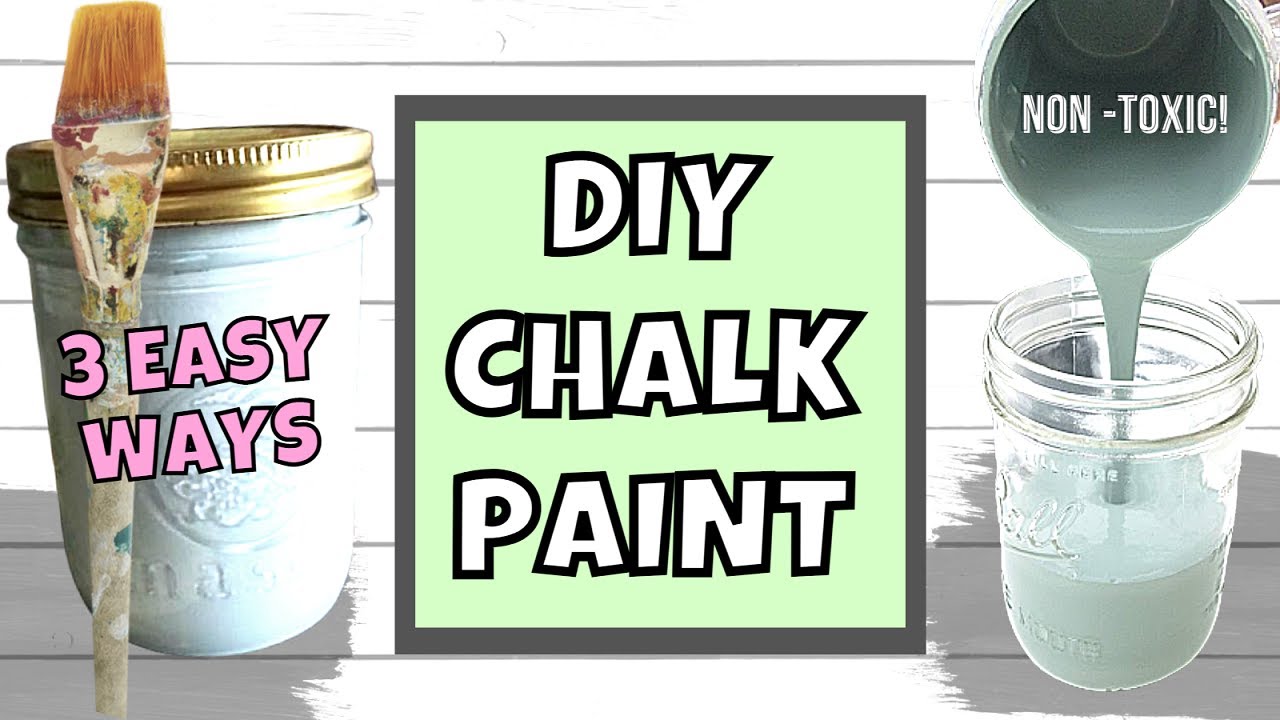New & EASY Ways to Make Chalk Paint | How to Use Chalk Paint | Non-Toxic
