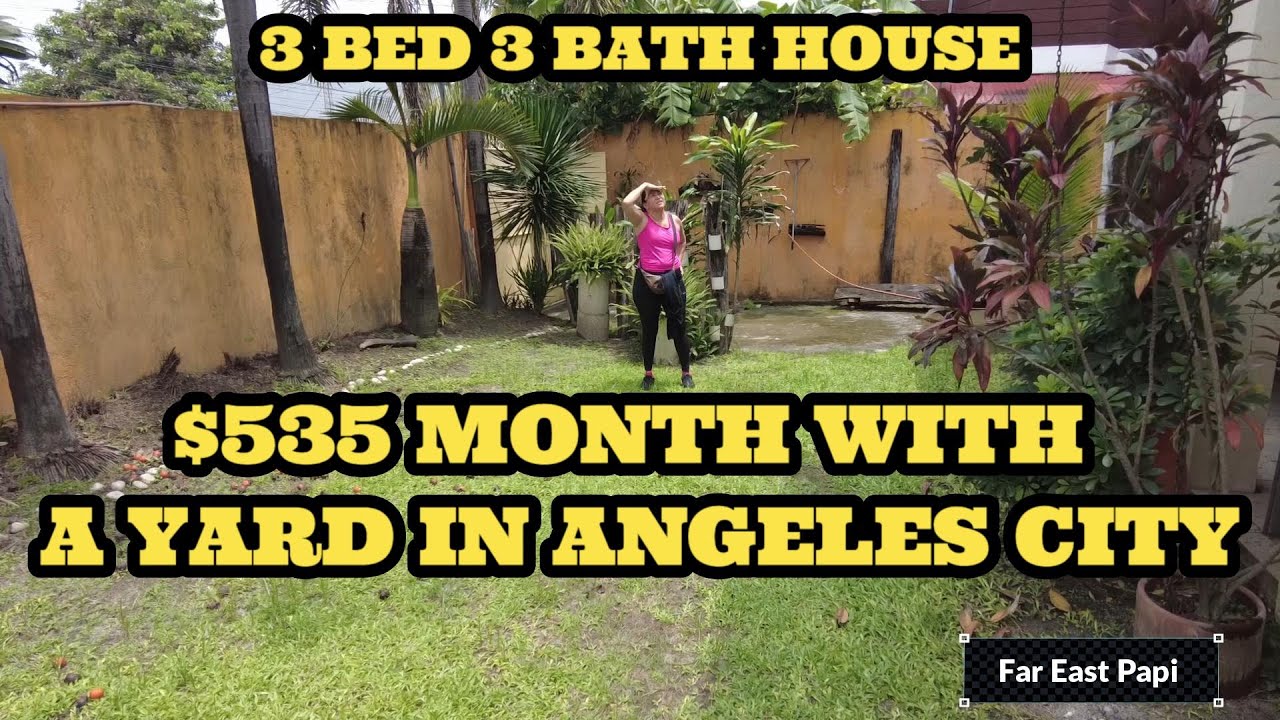 3 BED 3 BATH $535 MONTH RENTAL, ANGELES CITY, PHILIPPINES