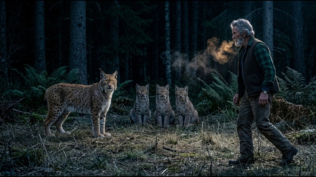 He saved a dying lynx—a few months later, she appeared at his cabin with a warning...