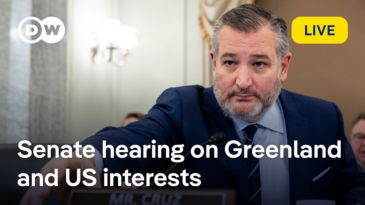 Live: US Senate hearing on Greenland’s geostrategic importance to the US | DW News
