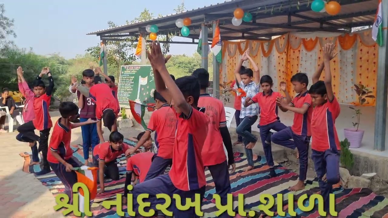 Shree Nandrakh Primary School #republicday#26126#students#teachers#celebration