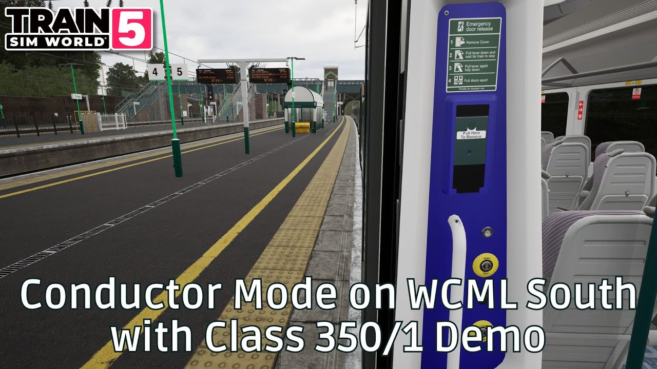WCML South Conductor Mode on Class 350/1 Demo - 