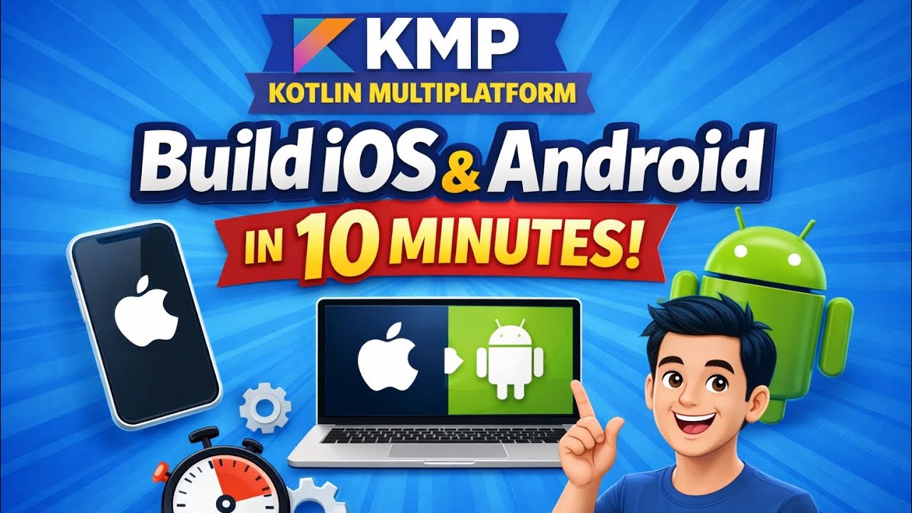 Создавайте iOS и Android приложения за 10 минут с помощью Kotlin Multiplatform (KMP)