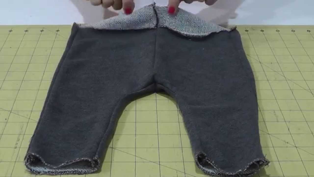 Como coser unos Pantalones elásticos bebé (Patrones gratis)
