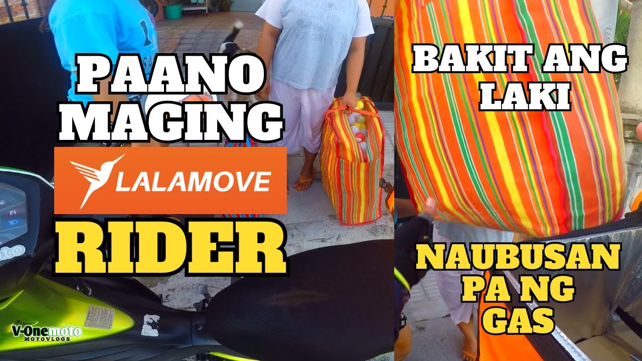 LALMOVE Paano Maging Lalamove Rider Buhay Lalamove Rider - V-OneMoto