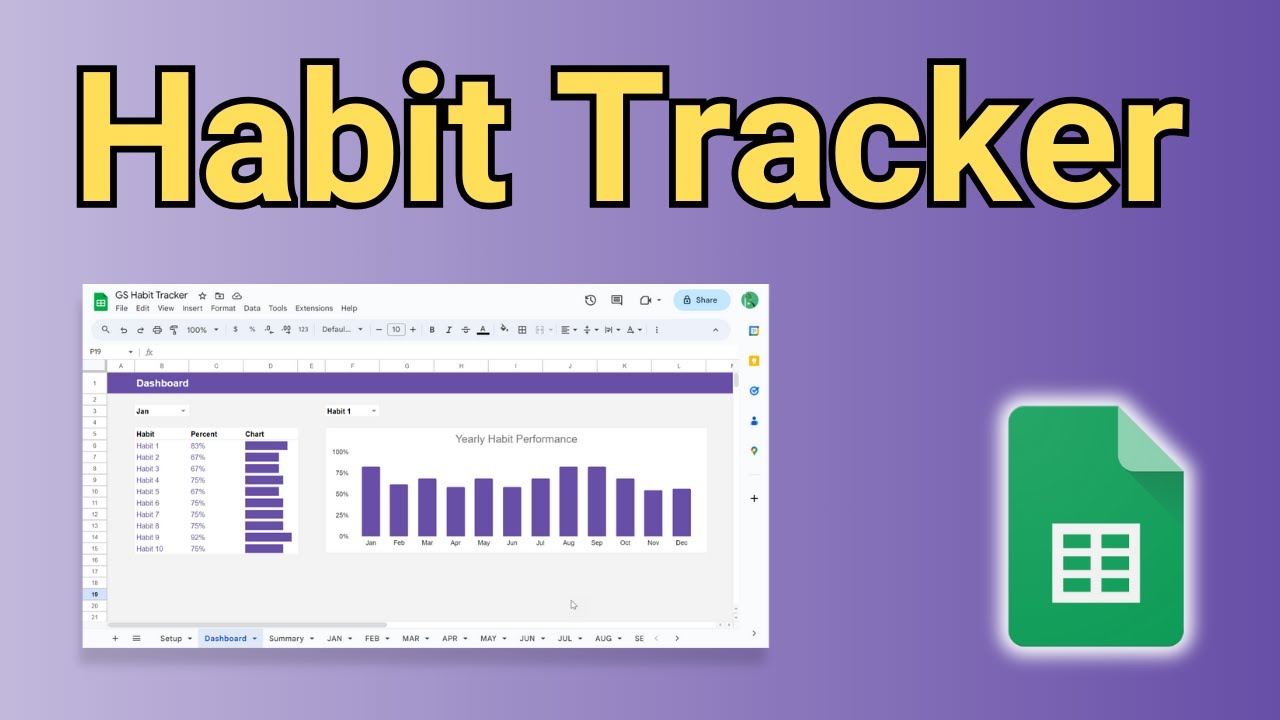 How to Create a Habit Tracker in Google Sheets