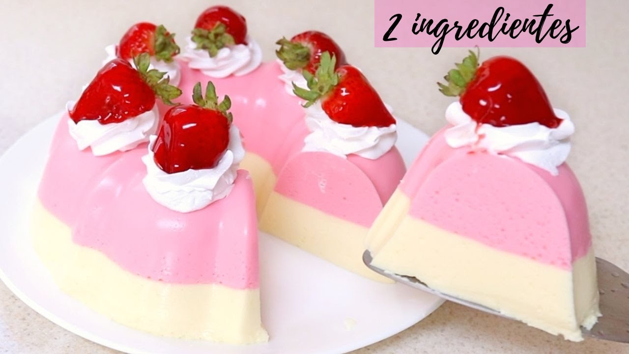 POSTRE CON SOLO 2 INGREDIENTES, FÁCIL Y RIQUISÍMO