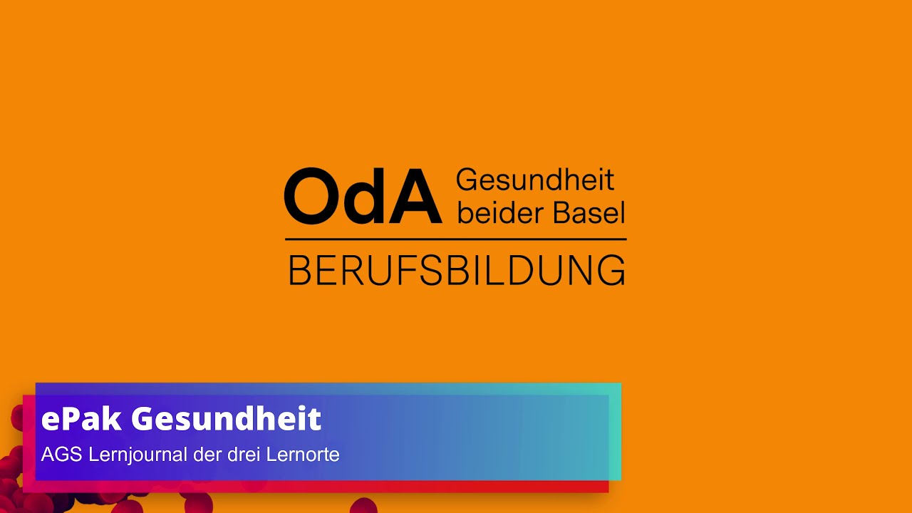 Anleitung ePak AGS Lernjournal f&uuml;r Lernende