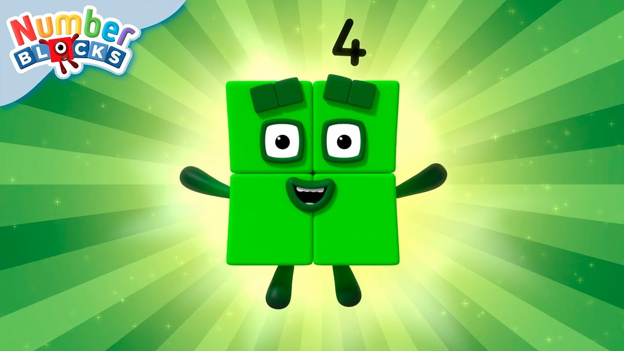 QUADRATISCHE ZAHLEN! 🟨 🟩 🟦 | Mathe lernen f&uuml;r Kinder | Numberblocks Deutsch