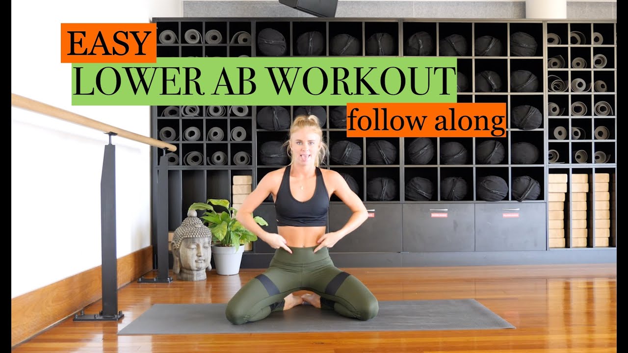 8 MIN LOWER AB WORKOUT follow along / TrainLikeaBallerina