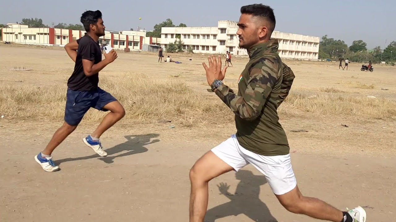 Indian Army 1600 Meter दौड़ने का सही तरीका | Running Hindi Tips