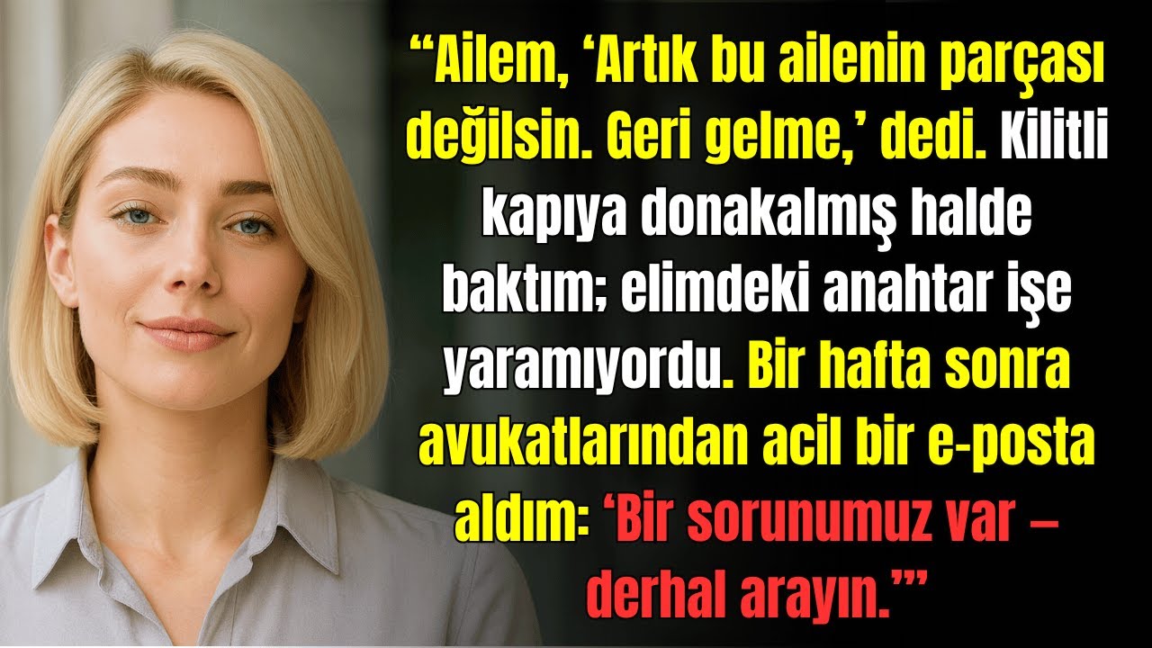 Aile yemeğinde, ailem artık bir evim olmadığını söyledi ve beni evden attı  Sonra ne yaptım