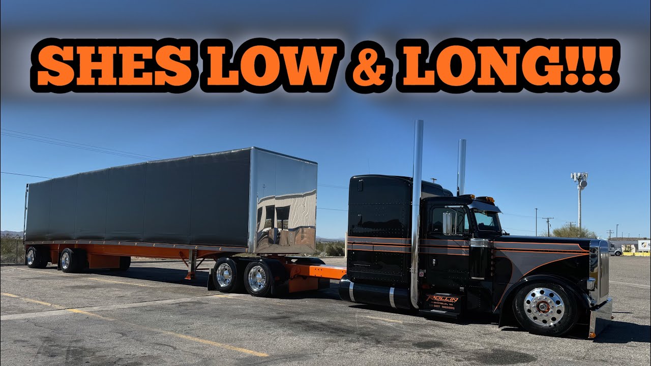 Straight-piped 315-inch Wheelbase Peterbilt Ride Along - POV Style!