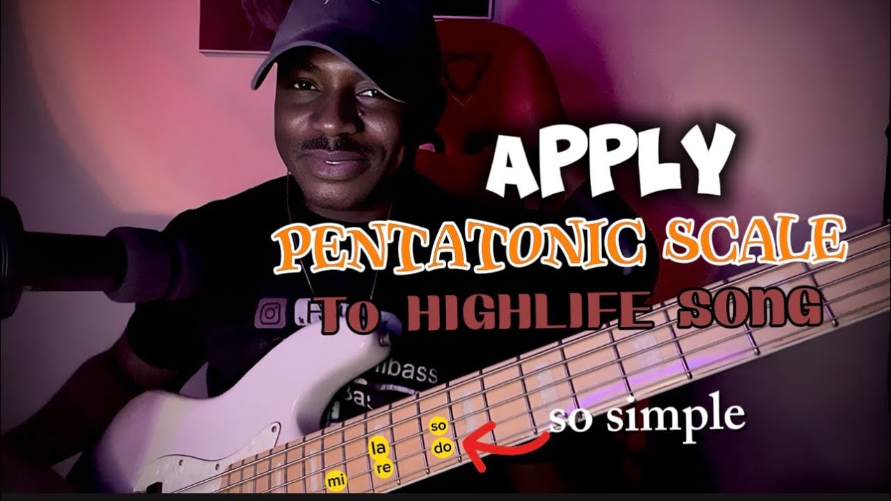 GOSPEL HIGHLIFE + MAJOR PENTATONIC SCALE @TumiBass #bass #bassist #teacher
