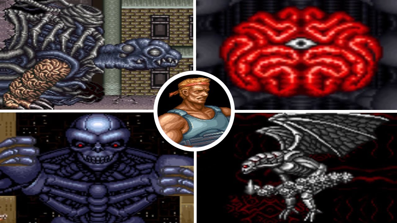 Game n°263 - Contra 3 : The Alien Wars ( SNES ) All bosses