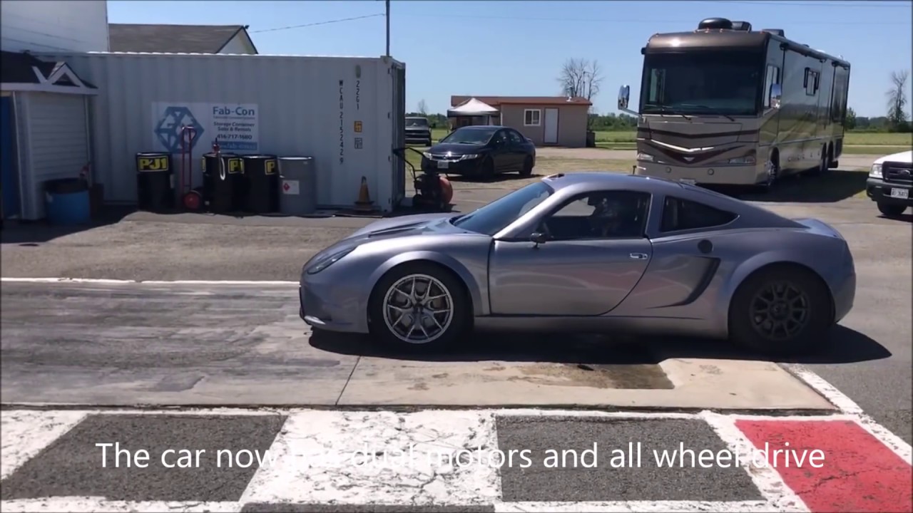 Tesla powered 818, 9.5 quarter mile run