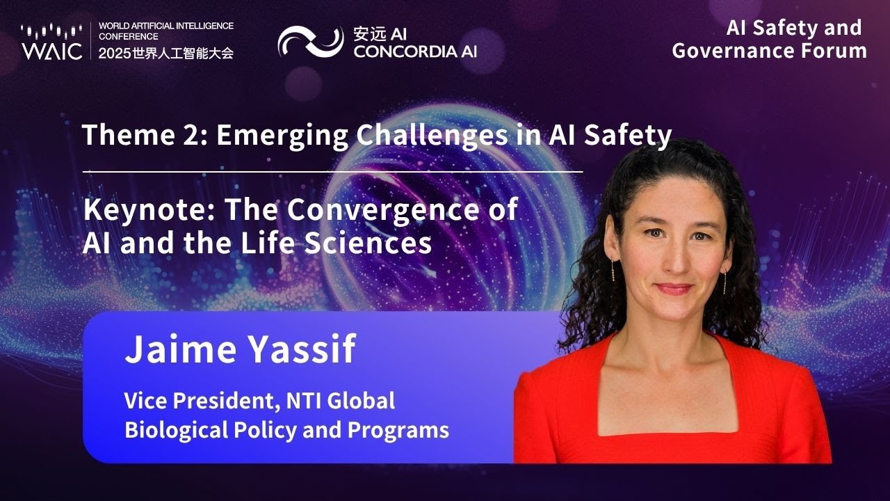 Jaime Yassif: The Convergence of AI and the Life Sciences