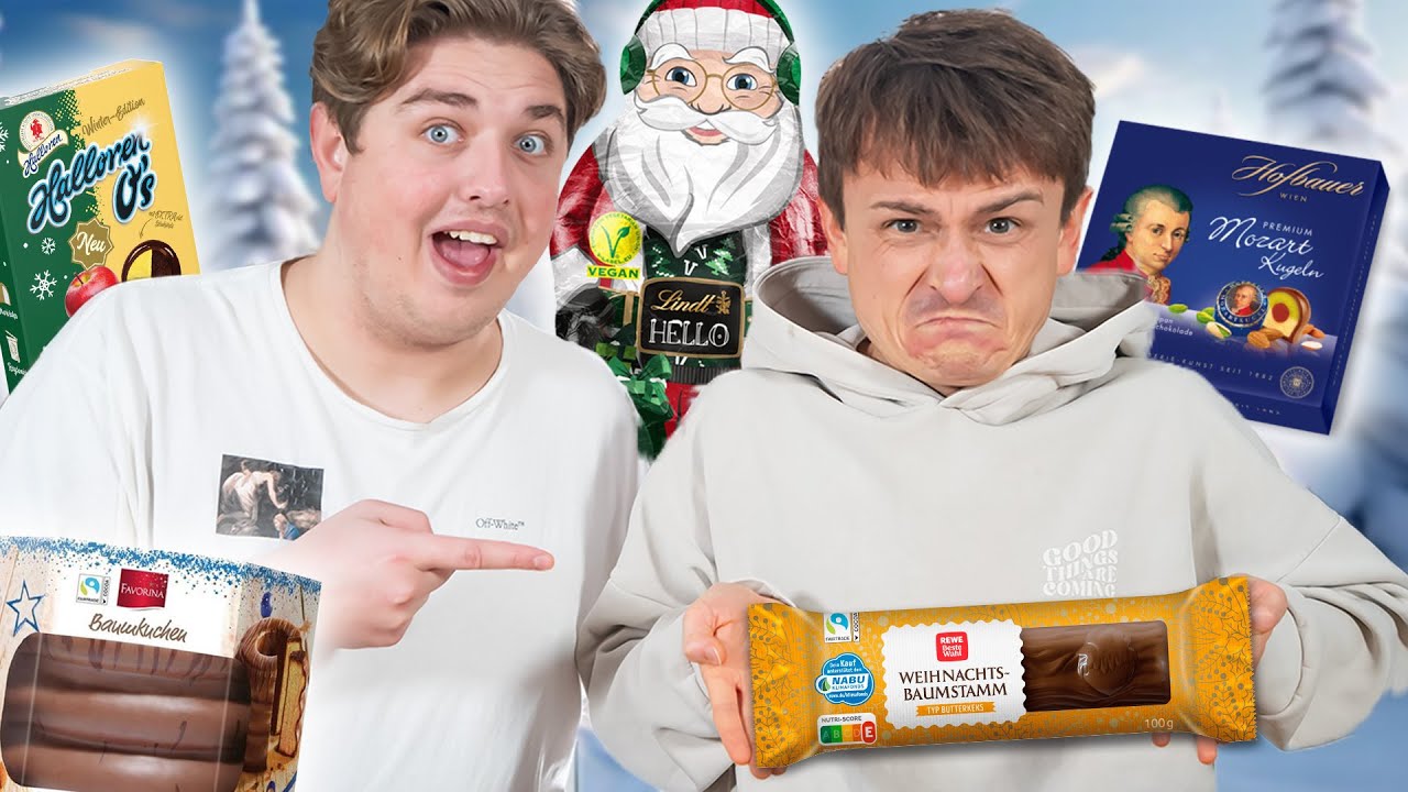 Weihnachtssnacks Testen 🎄🎅(mit Dima)