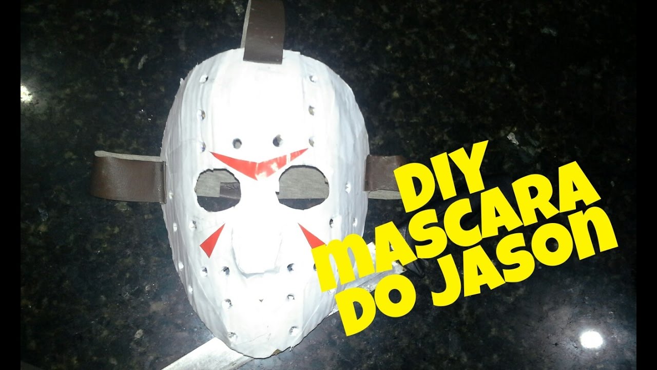 DIY-como fazer a mascara do JASON parte 1
