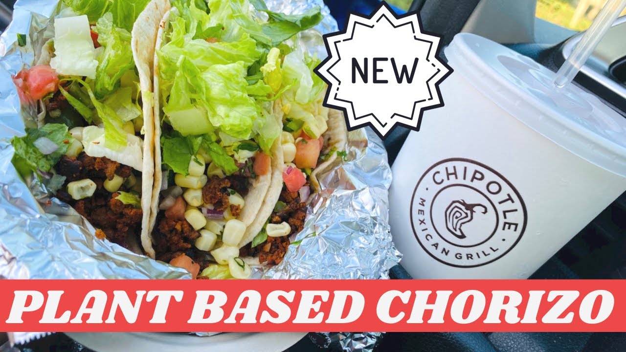NEW plant based chorizo at chipotle (limited release) / eating vegan at chipotle / aliso viejo, CA