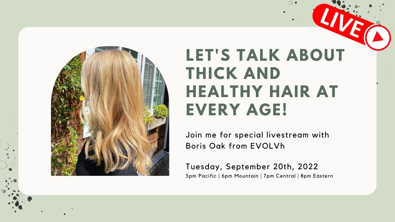Let's Talk About Thick and HEALTHY Hair At Any Age!