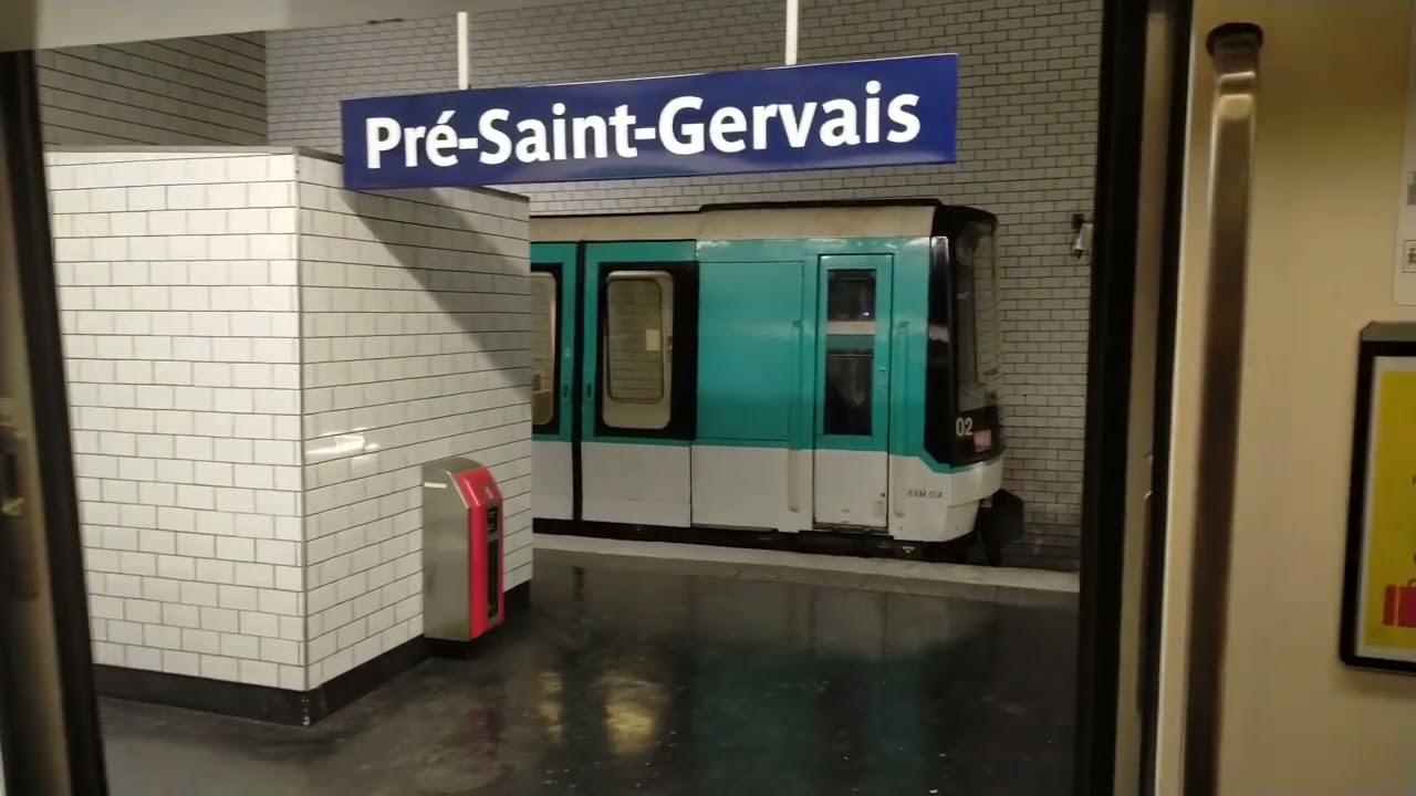 Balade en MF88 sur la ligne 7bis...