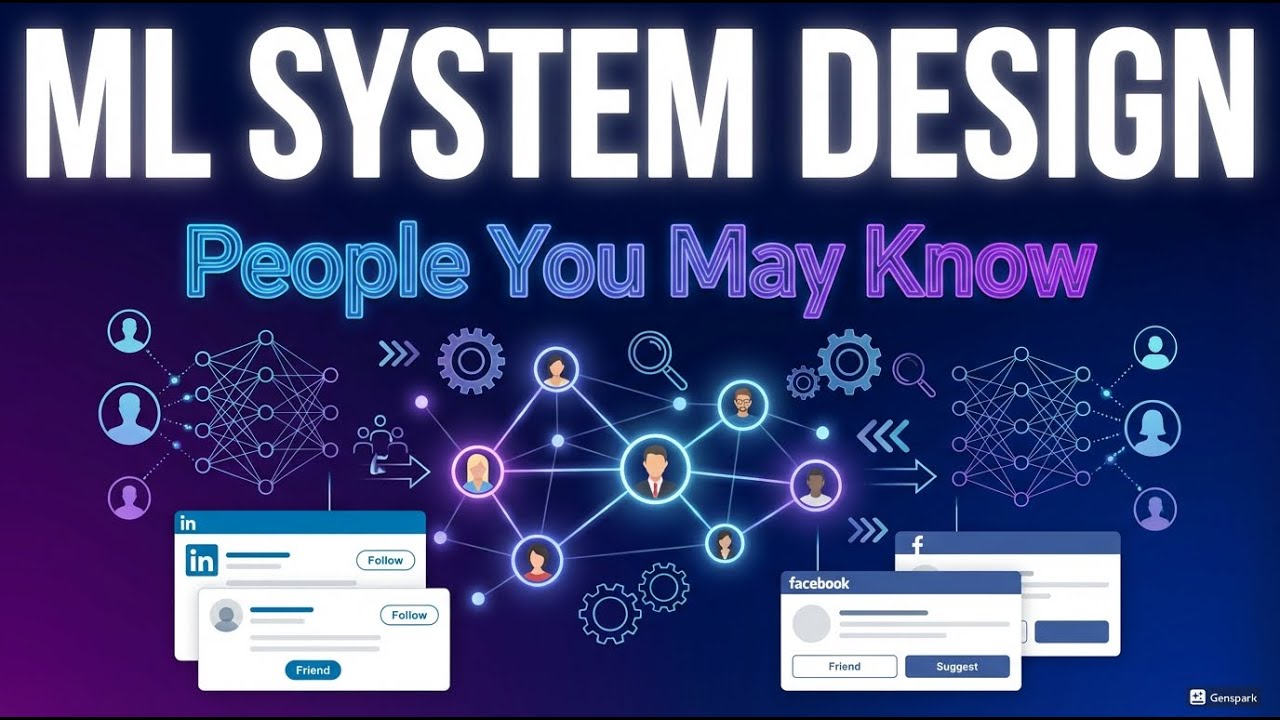 Designing Linkedln's People you may know | End-to-End ML System Design