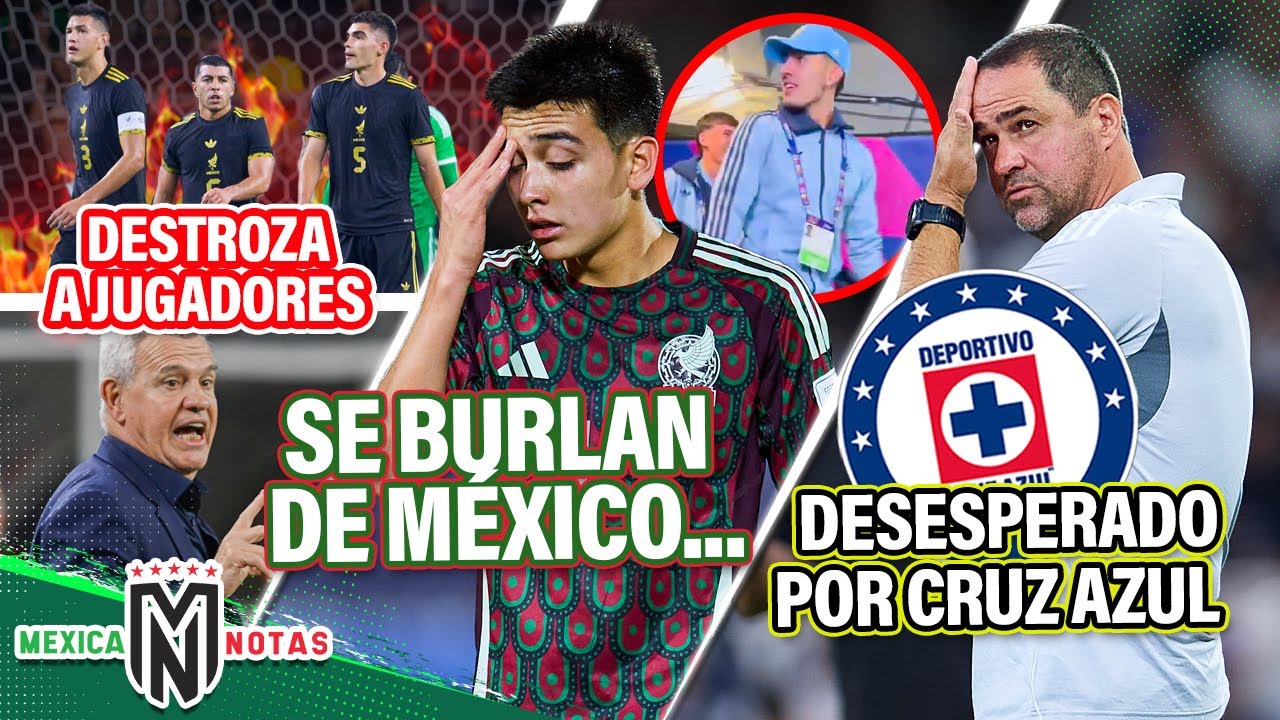 Aguirre destroza a jugadores| Argentina se burla de México |Jardine desesperado por Cruz Azul