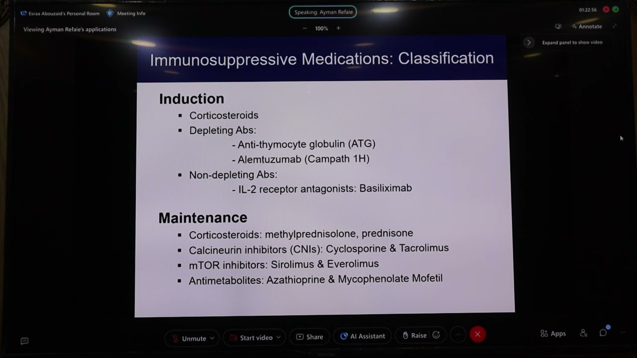 The Art of Immunosuppression in Kidney Transplantation - Prof. Dr. Ayman Fathi Refaie