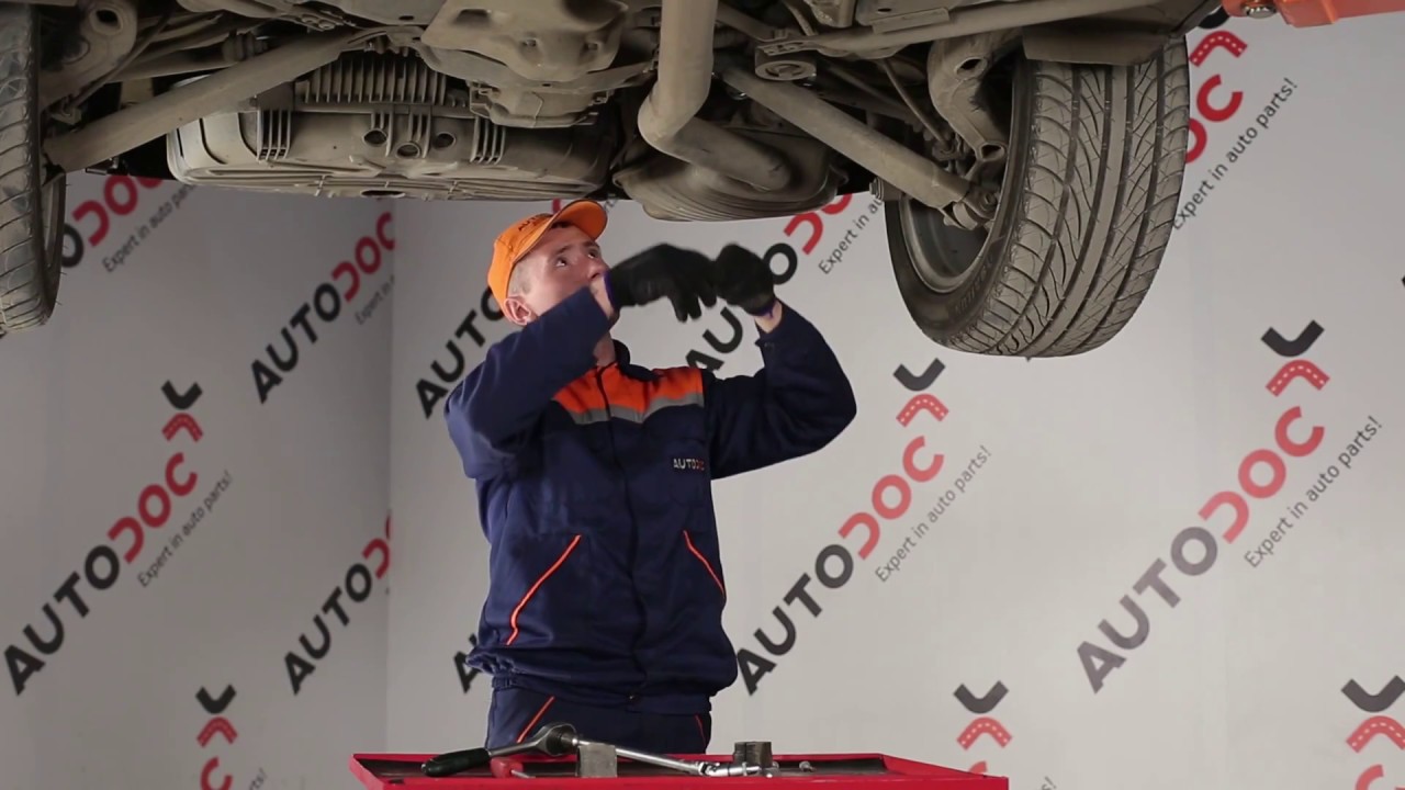 How to change Rear stabilizer bushes on BMW X3 E83 TUTORIAL | AUTODOC