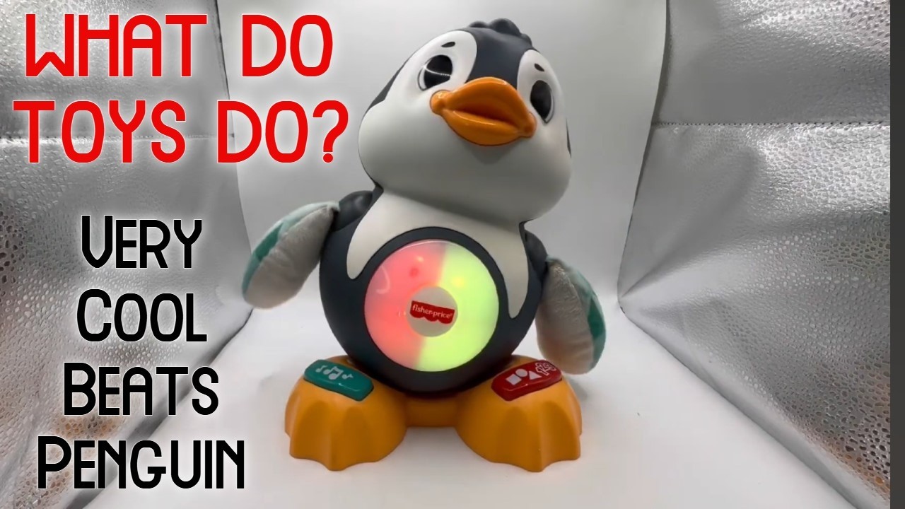Fisher-Price Linkimals Cool Beats Penguin Sounds Singing Lights Toy Mattel 2020 9M+