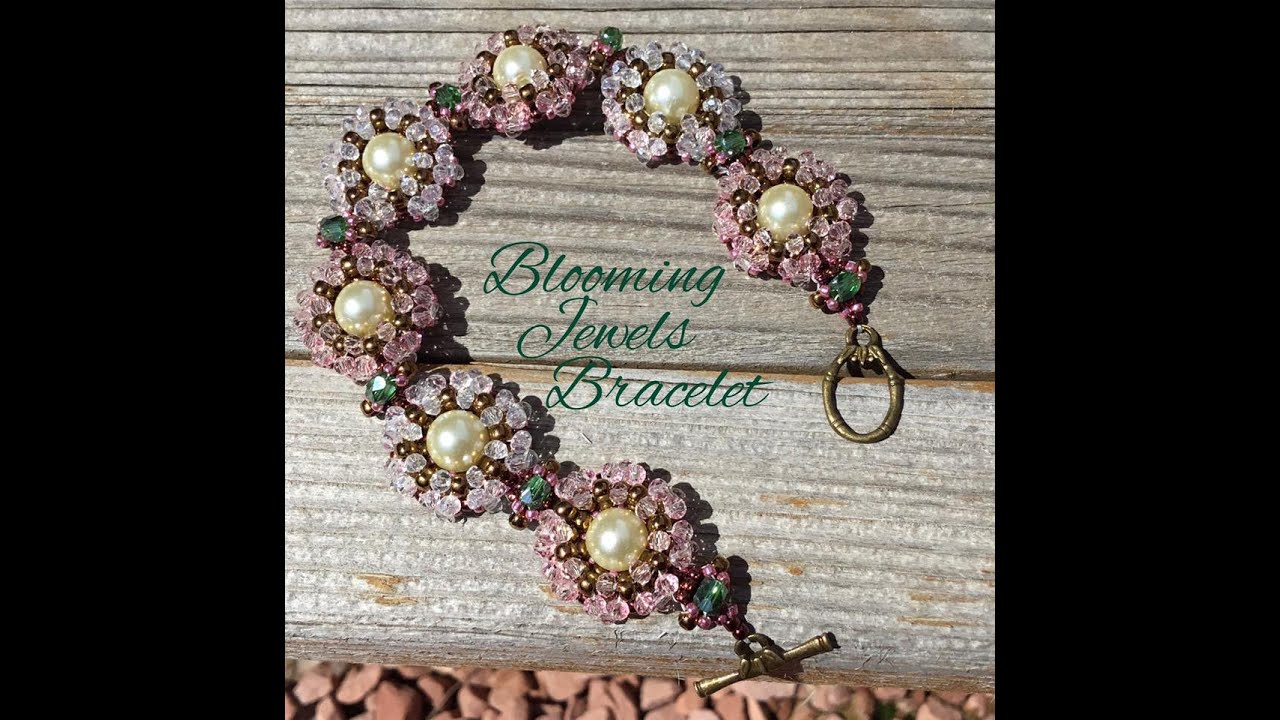 Blooming Jewels Bracelet Tutorial