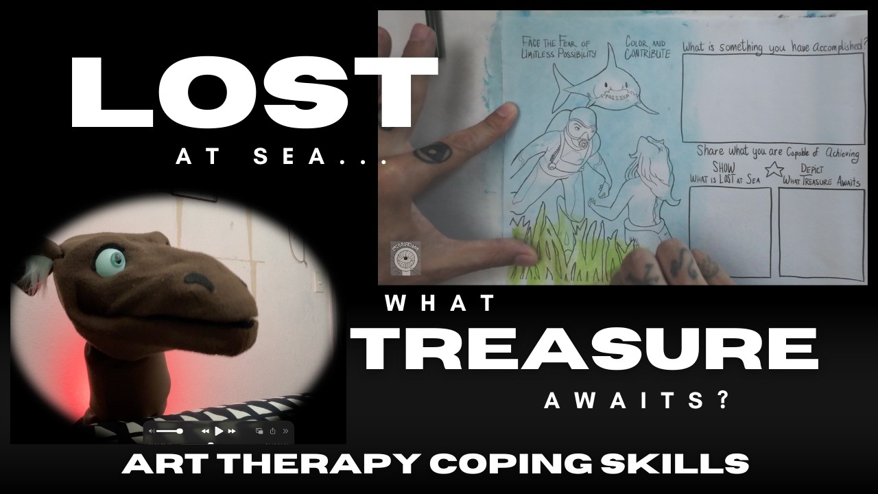 Letting Go & Finding Treasure | Art Therapy for Anxiety and Grief