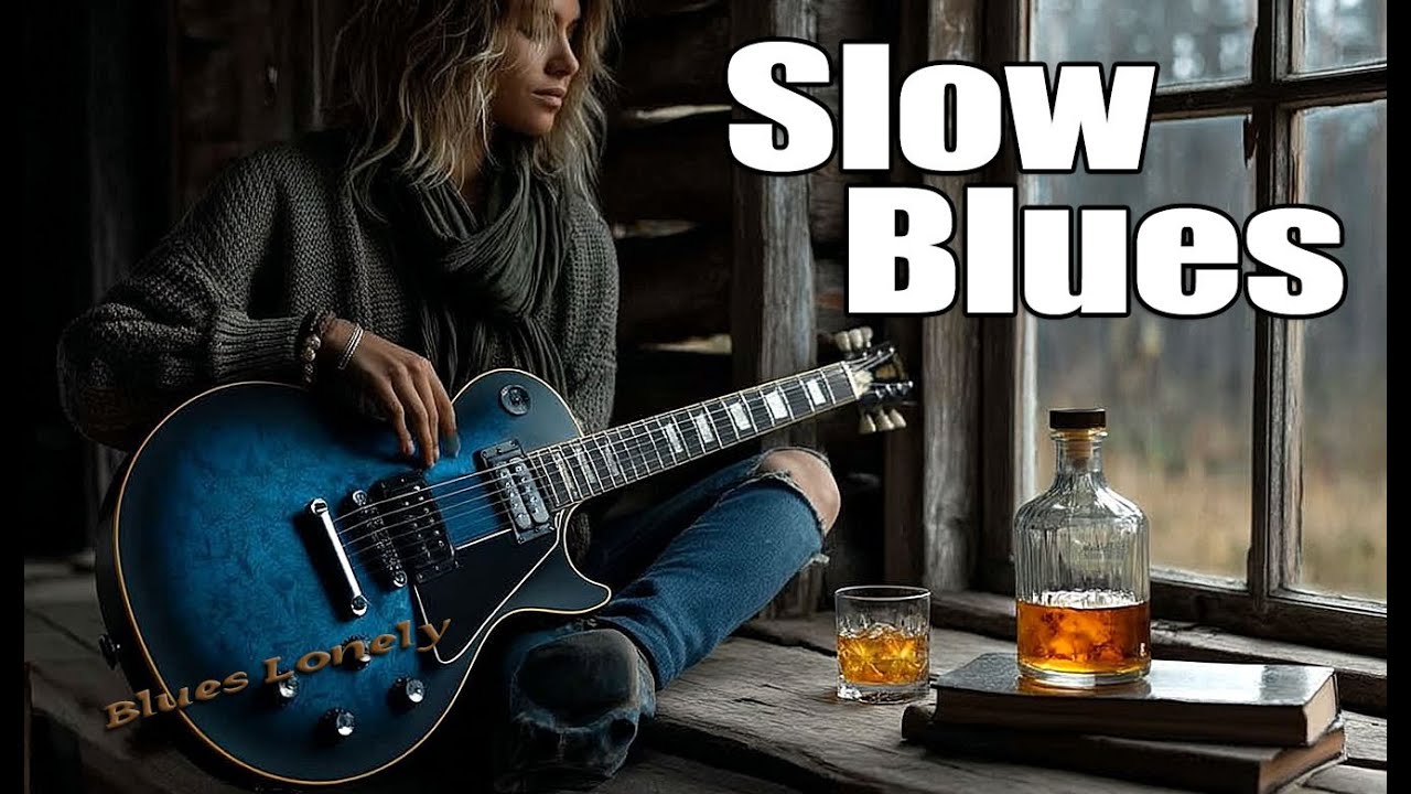 Blues Lonely | Slow Blues Session – Deep Bass & Electric Guitar