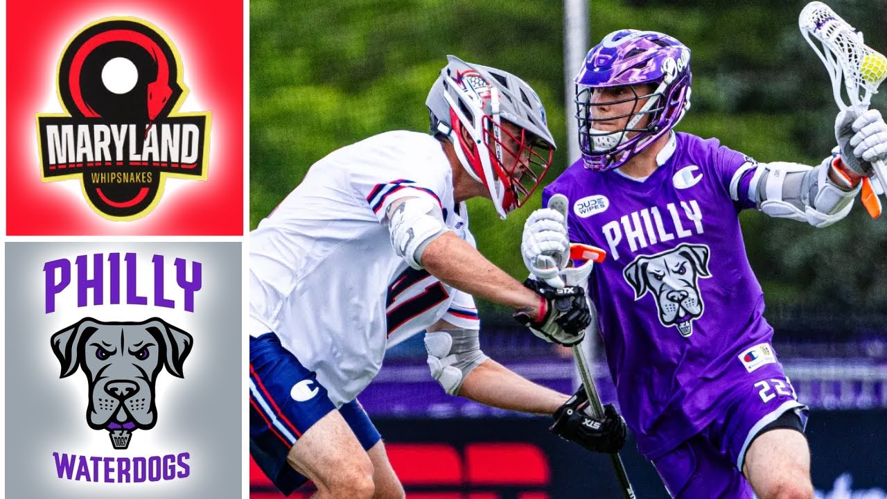 Maryland Whipsnakes vs. Philadelphia Waterdogs | PLL Week 8 | 2025 Premier Lacrosse League