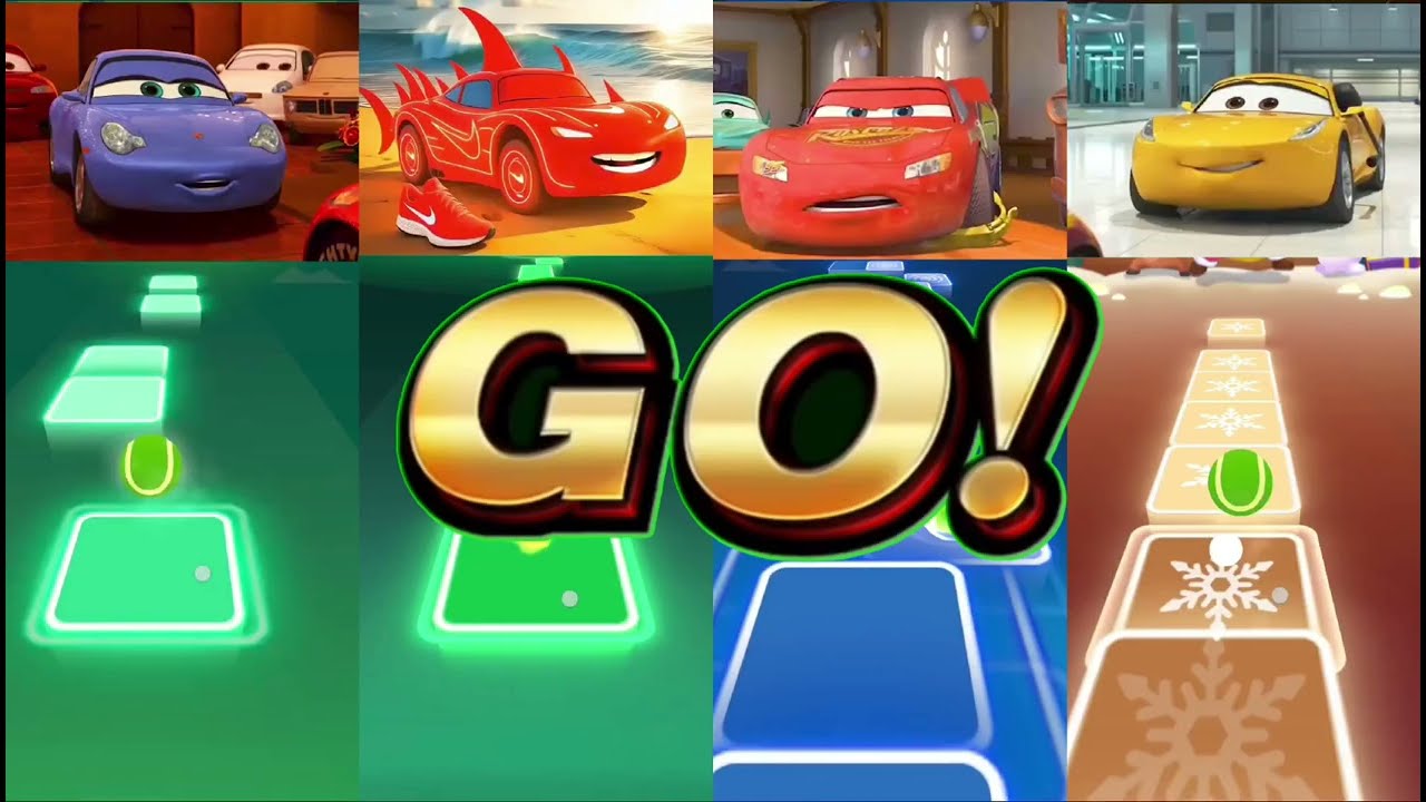 McQueen vs  amazing McQueen funny cars mix EDM gameplay shorts 