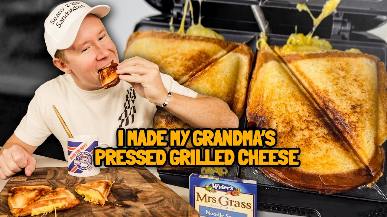I found my grandma's ICONIC sandwich maker | *Toasted Grill Cheese & Mrs. Grass Soup 🥪🍲