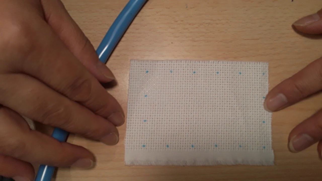 # Marcar o cuadricular la tela? Mira que facil con frixion. Punto cruz-punto croce- cross stitch.