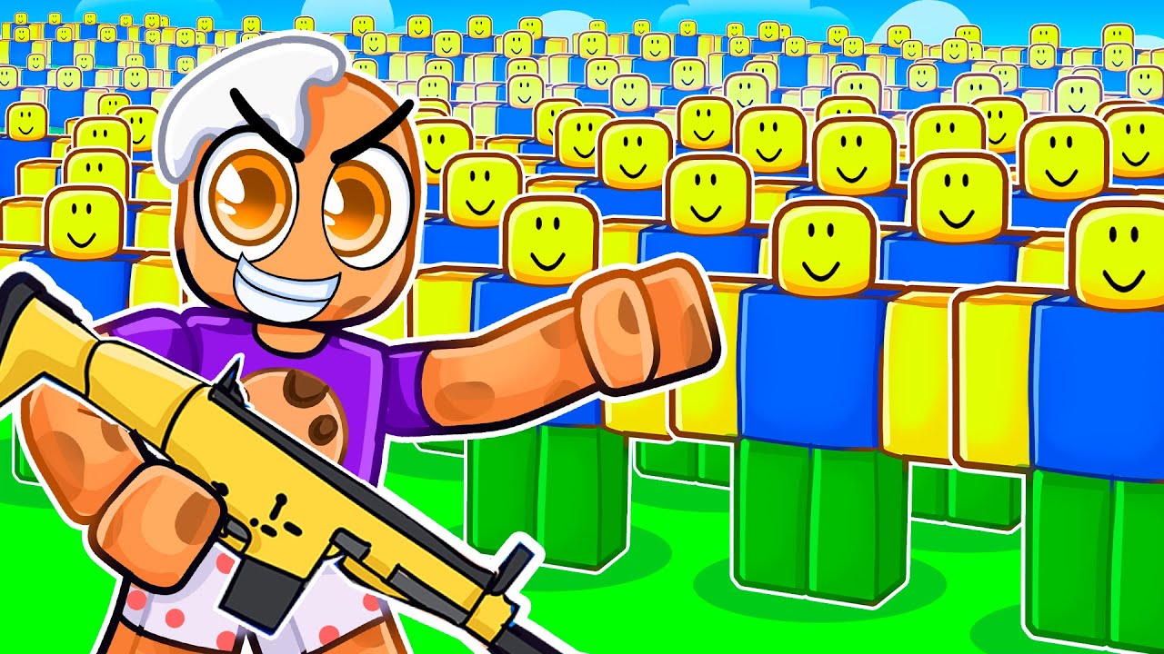 Я создал самую большую армию нубов в Roblox