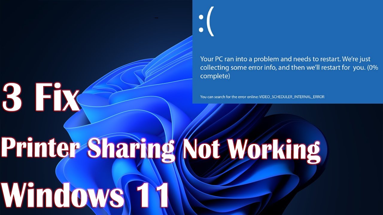 Fix Printer sharing Not Working in Windows 11 - How to