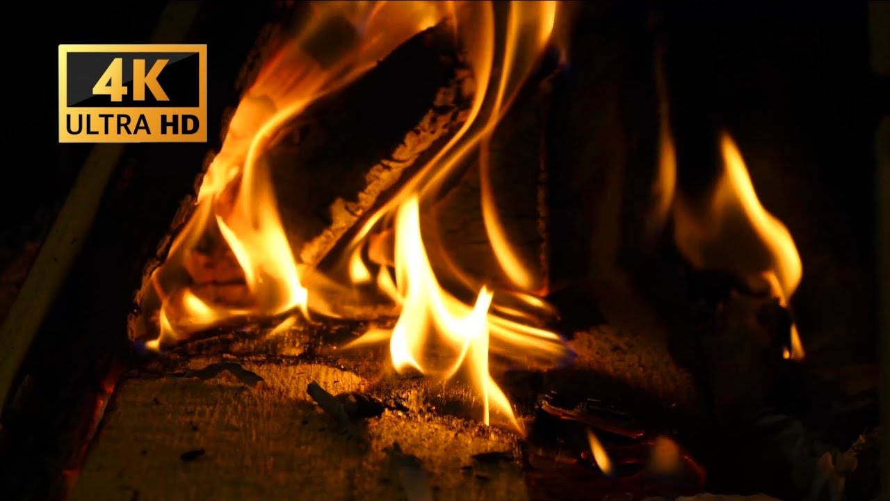 4k Fireplace Ambience | Sleep & Relax | Cozy Fire Sounds