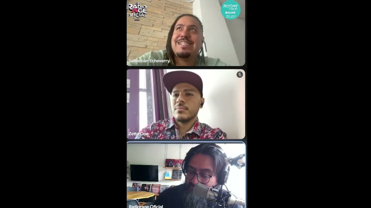 Zetta One y Sr. Nowak en @radiorageoficial #Rockcolombiano