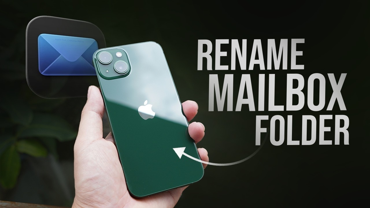 Как переименовать папку почтового ящика на iPhone