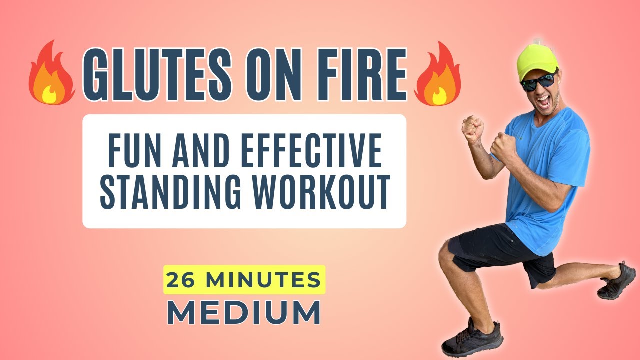 26 MIN Standing Cardio Dance Workout | Legs and ABS |No Equipment |