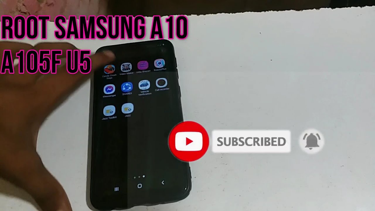 Root Samsung A10 SM-A105F/SM-A105M U5,U6 | How to Root Samsung A10 | SM-A105FN | SM-A105G | 2021
