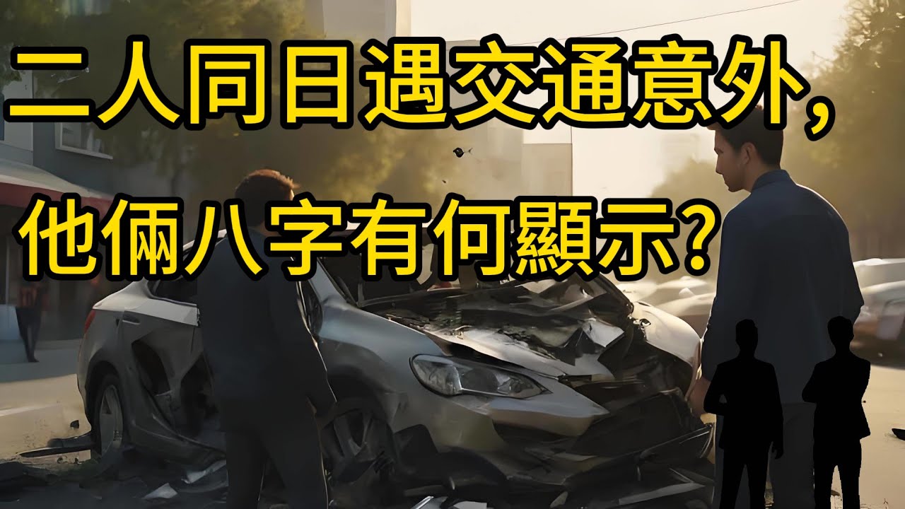 二人同日遇交通意外, 八字有何顯示?