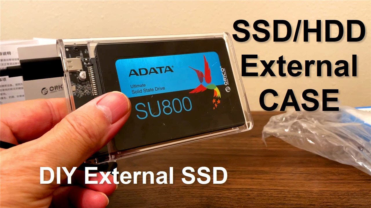 External Hard Drive case - ORICO External SSD enclosure setup and Review