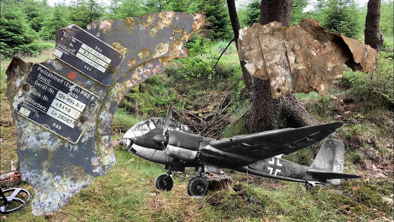WE FOUND A WW2 PLANE CRASH SIDE - World War 2 Metal Detecting