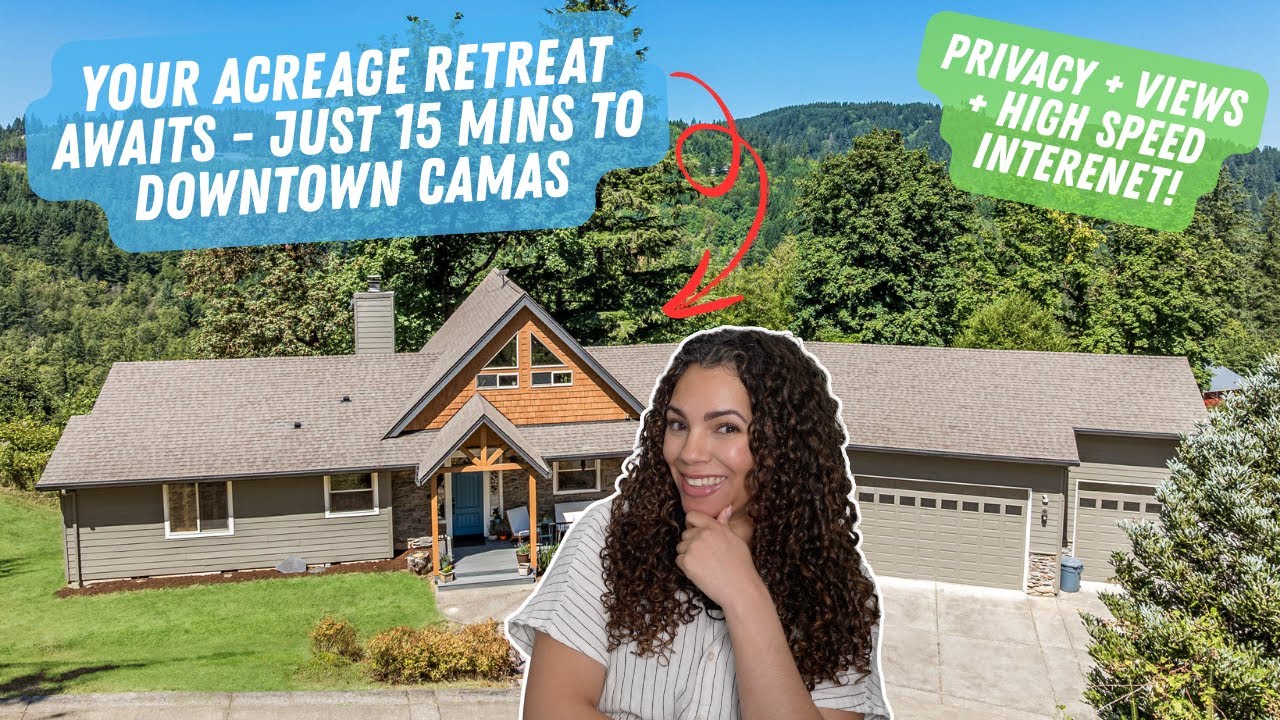 Washougal WA Acreage Home Tour | 5 Acres on the Washougal River